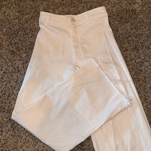 marine straight leg zara jeans high rise